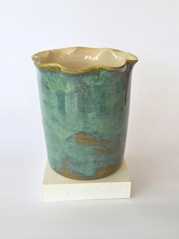 Vaas ruffle - groen