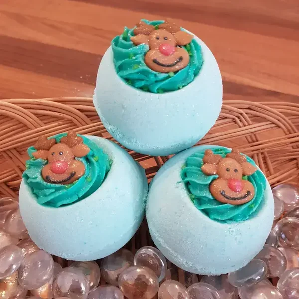 reindeer with shea butter topping