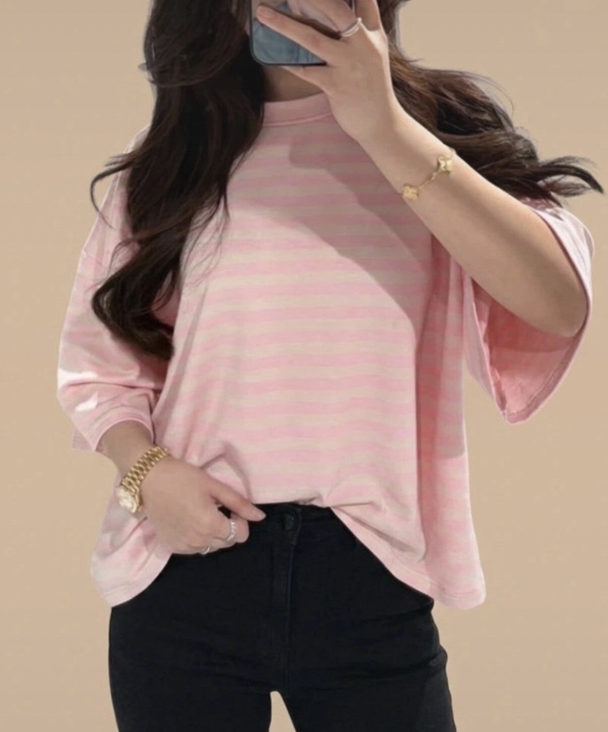 oversized shirt gestreept