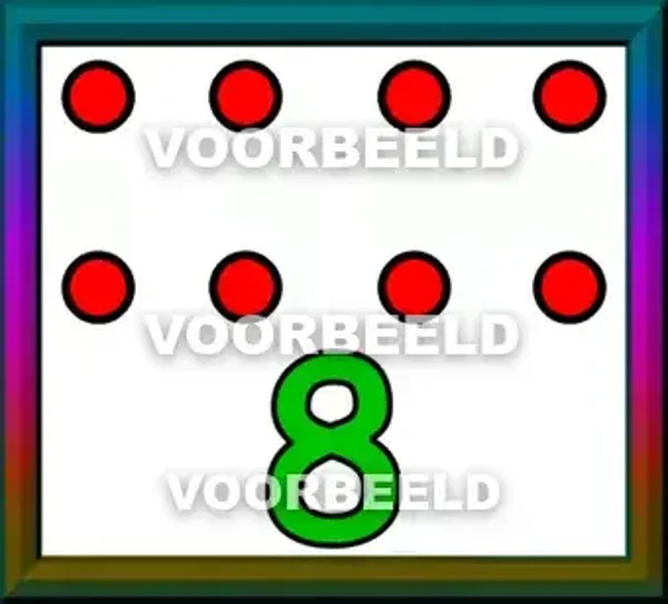 8 stippen