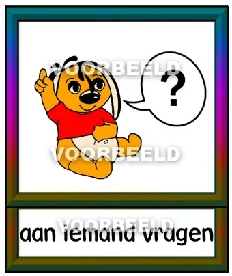 Aan iemand vragen