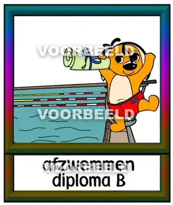 Afzwemmen diploma B