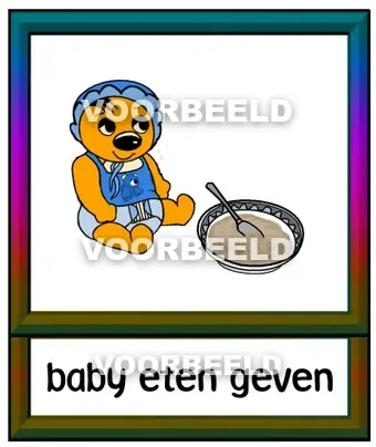 Baby eten geven