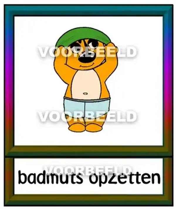 Badmuts opzetten