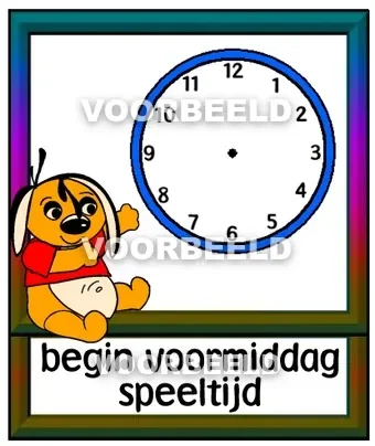 Begin voormiddag speeltijd