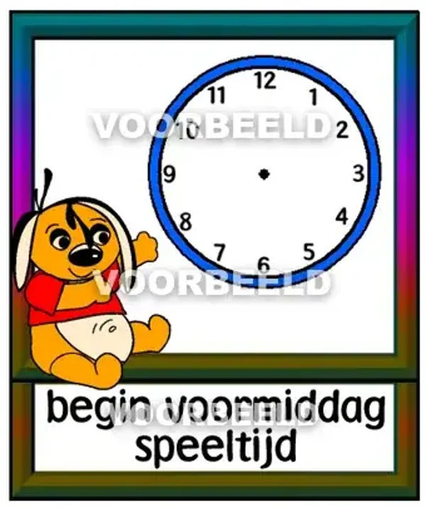 Begin voormiddag speeltijd
