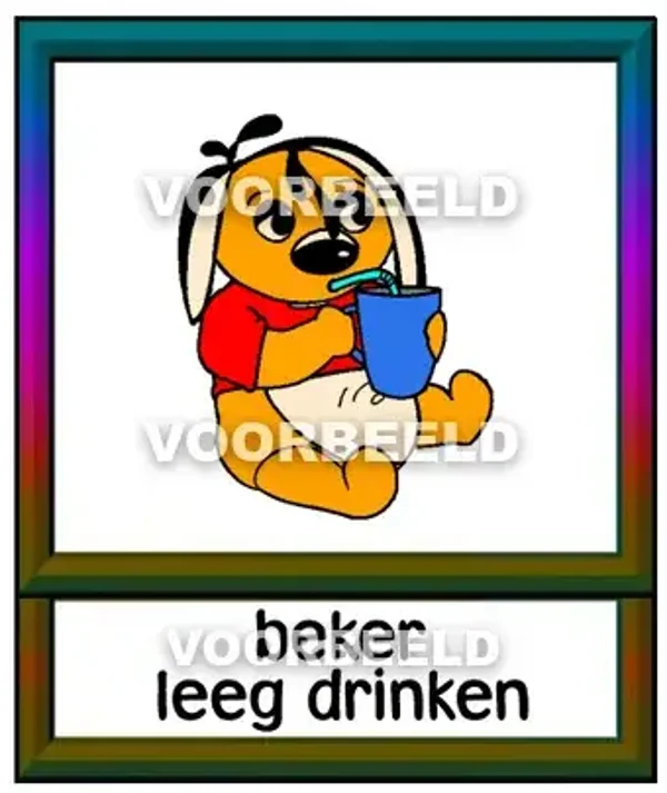 Beker leeg drinken