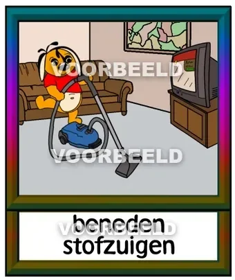 Beneden stofzuigen
