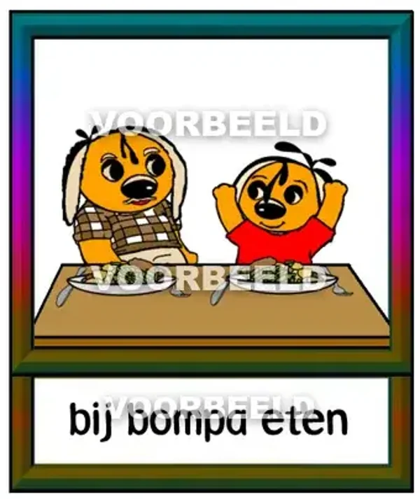 Bij bompa eten