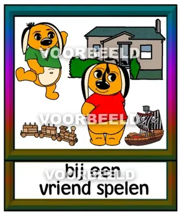 Bij een vriend spelen 1