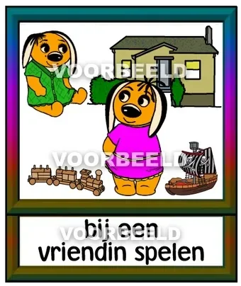 Bij een vriendin spelen 2