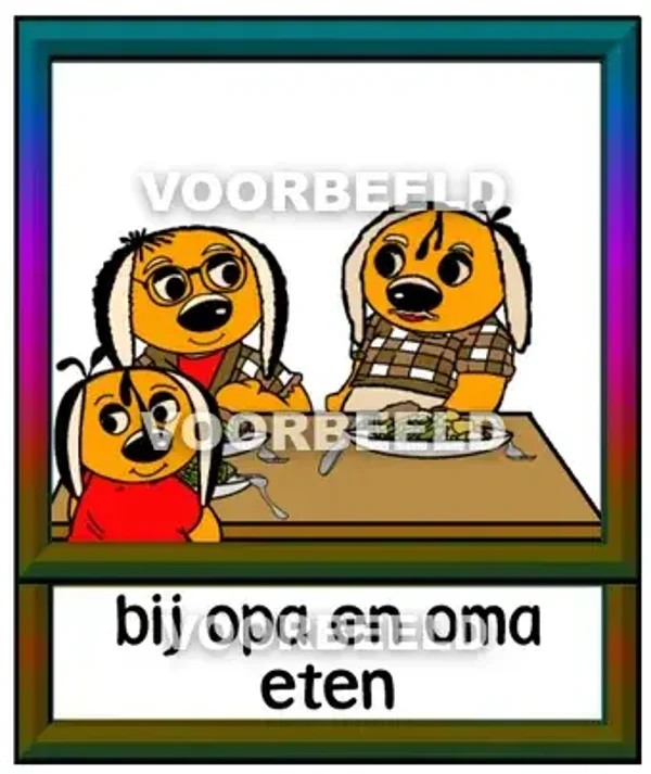 Bij opa en oma eten 2