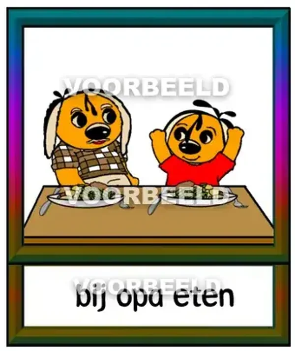 Bij opa eten 2