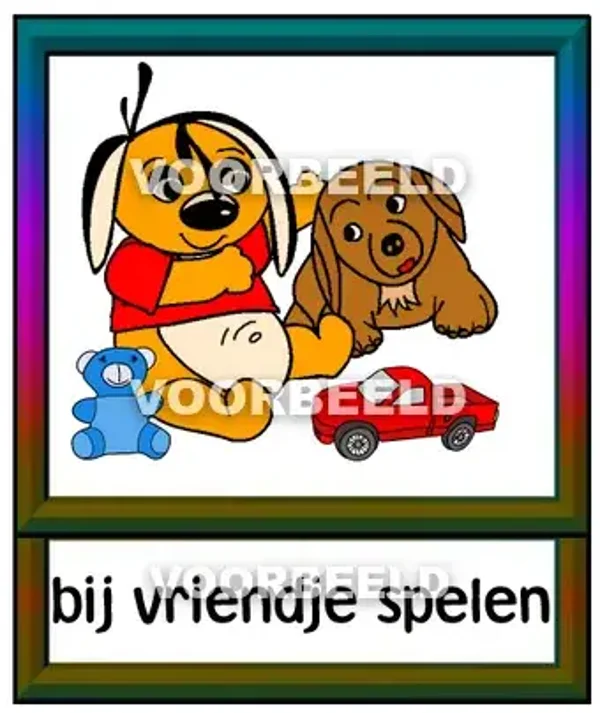 Bij vriendje spelen