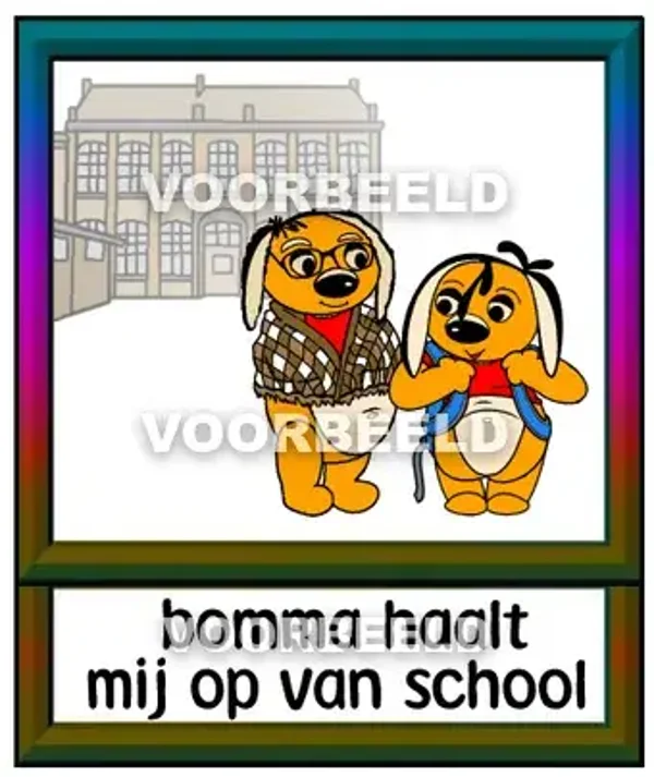 Bomma haalt mij op van school