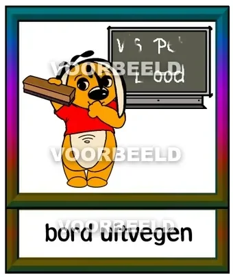 Bord uitvegen