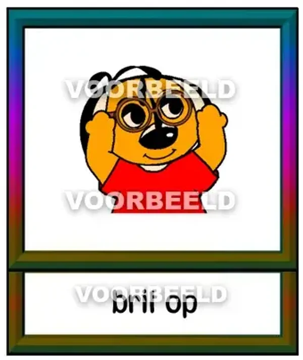 Bril op