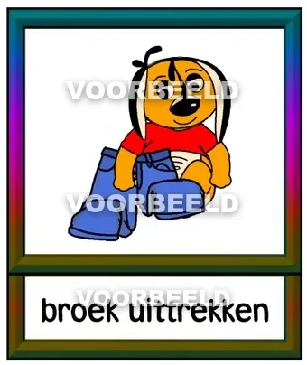 Broek uittrekken