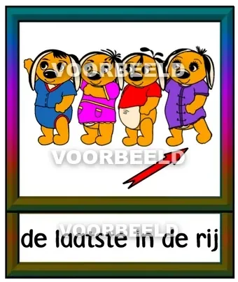 De laatste in de rij