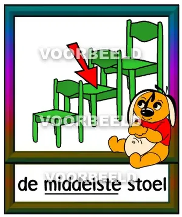 De middelste stoel