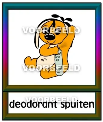 Deodorant spuiten