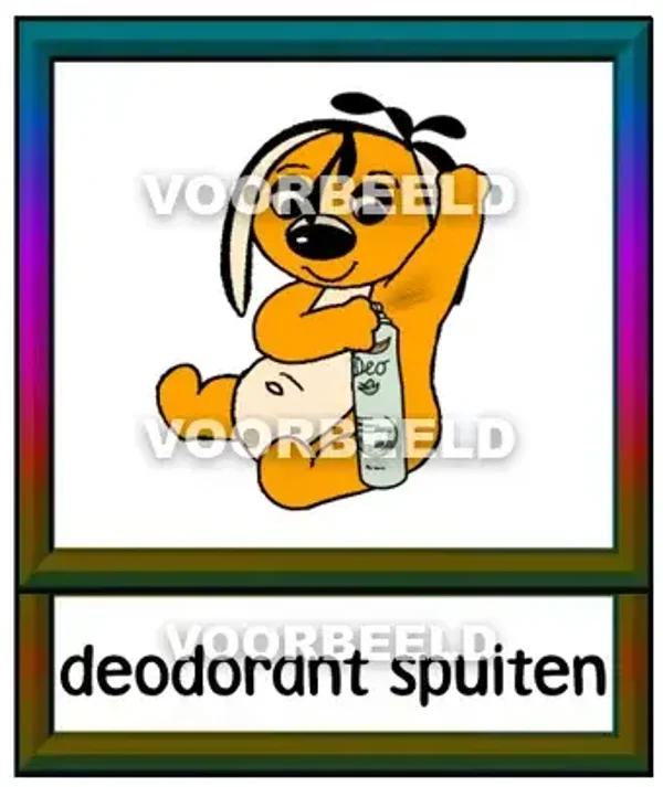 Deodorant spuiten
