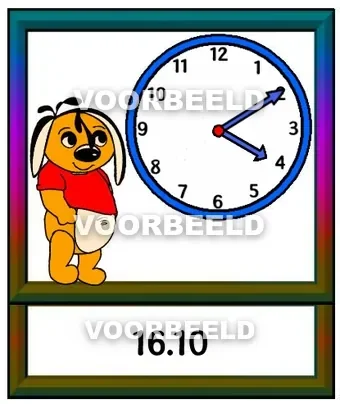 Dikke wijzers 16:10