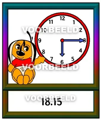 Dikke wijzers 18:15