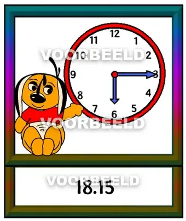 Dikke wijzers 18:15