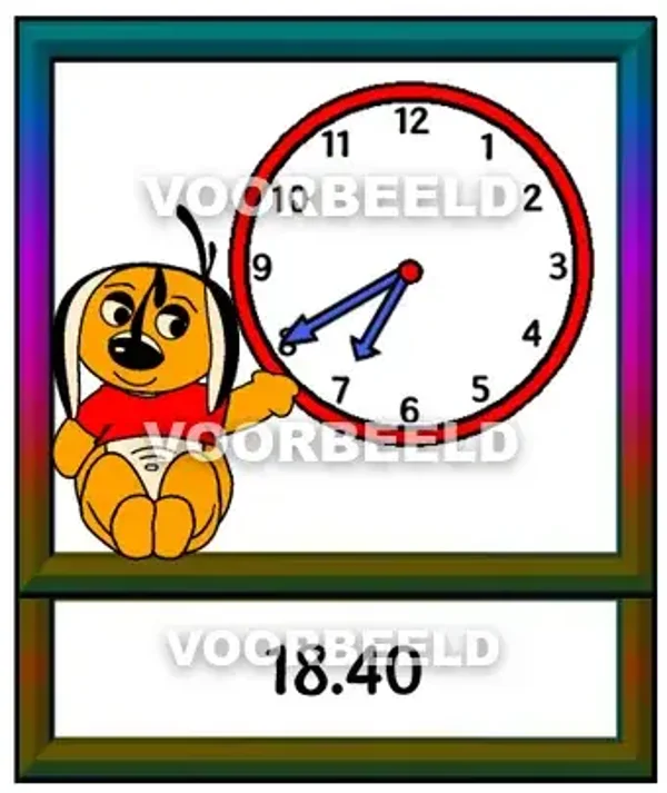 Dikke wijzers 18:40