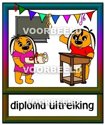 Diploma uitreiking
