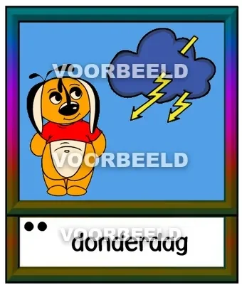 Donderdag blauw