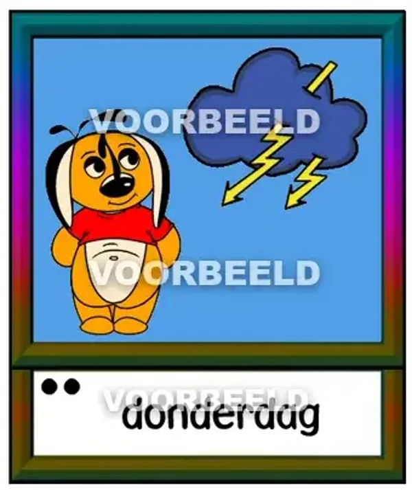 Donderdag blauw