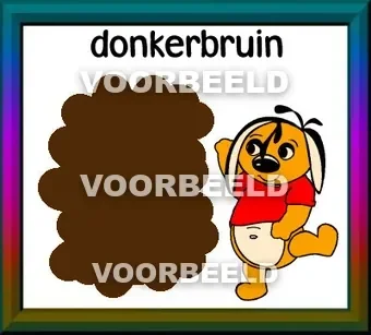 Donkerbruin