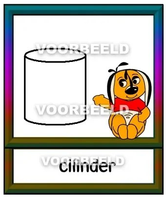 Dun cilinder leeg