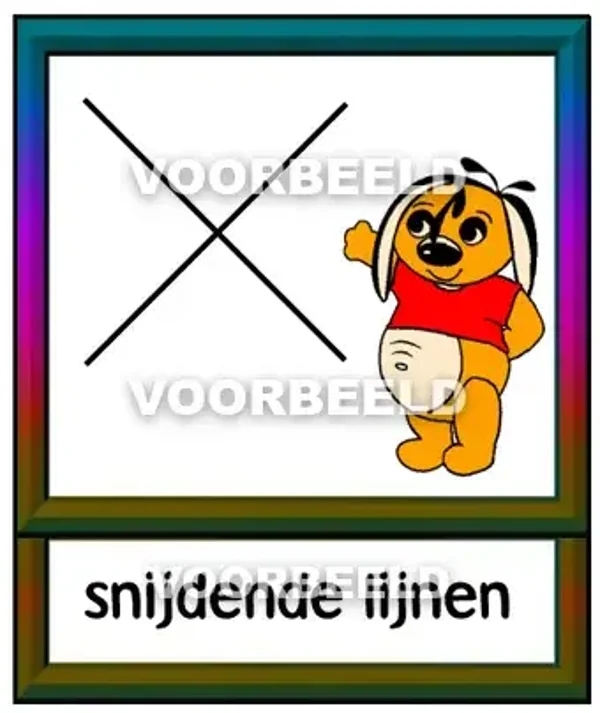 Dun snijdende lijnen