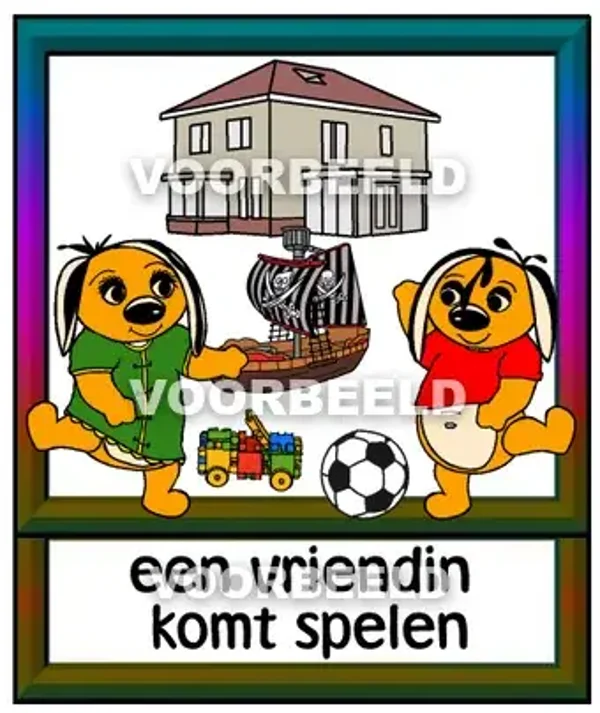 Een vriendin komt spelen 1