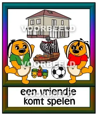 Een vriendje komt spelen 1