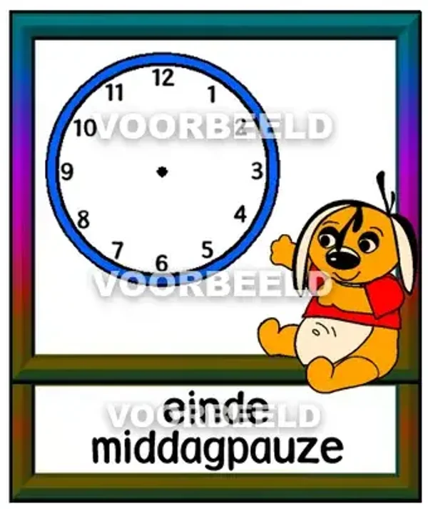 Einde middagpauze