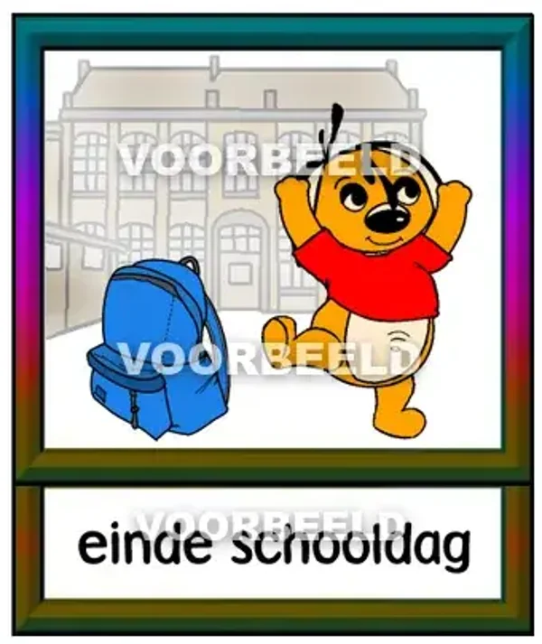 Einde schooldag