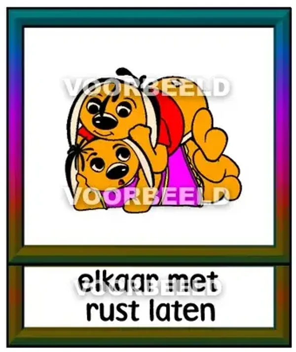 Elkaar met rust laten