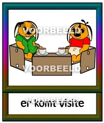 Er komt visite