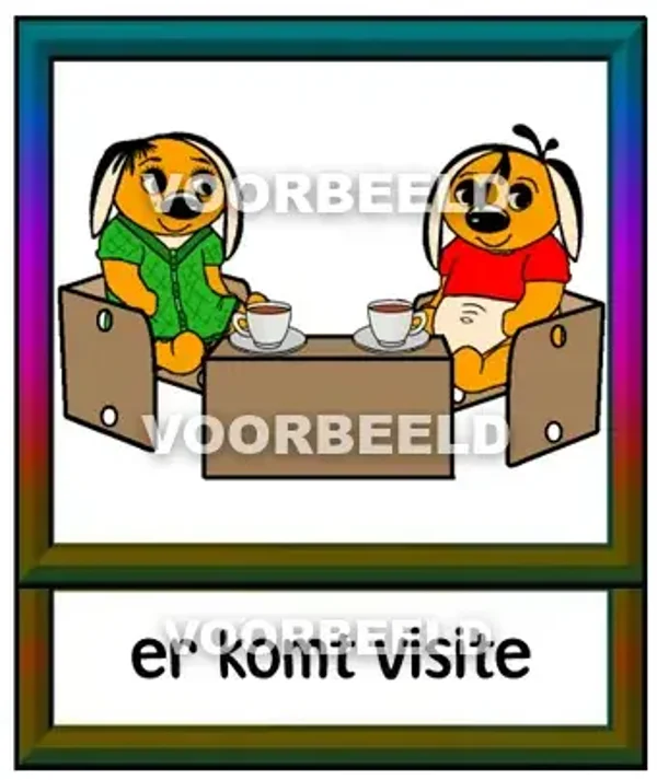 Er komt visite