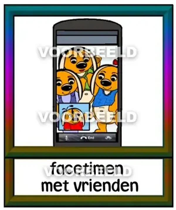Facetimen met vrienden