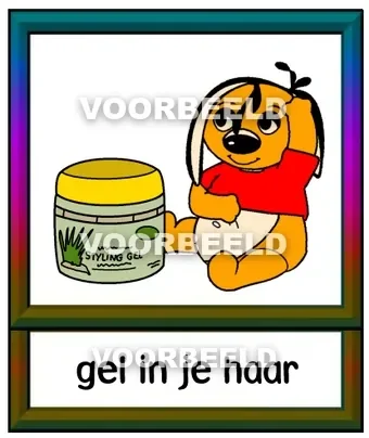Gel in je haar