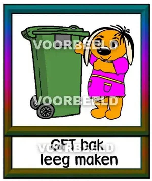 GFT bak leeg maken
