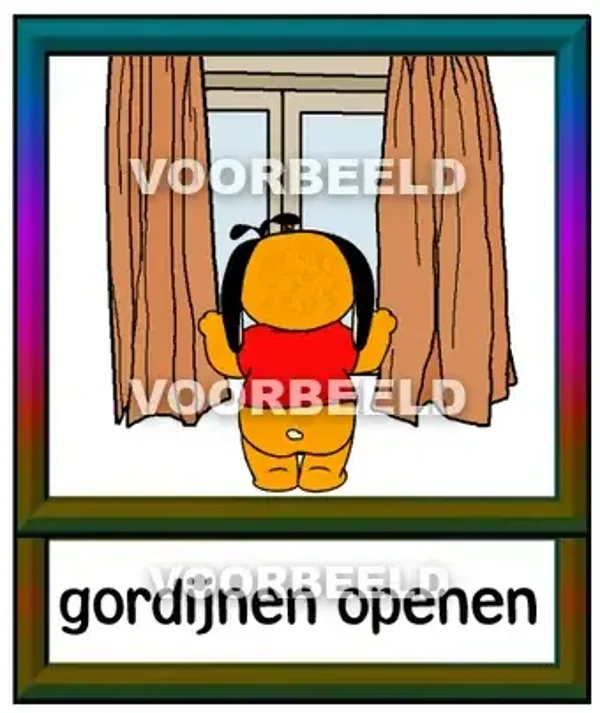 Gordijnen openen