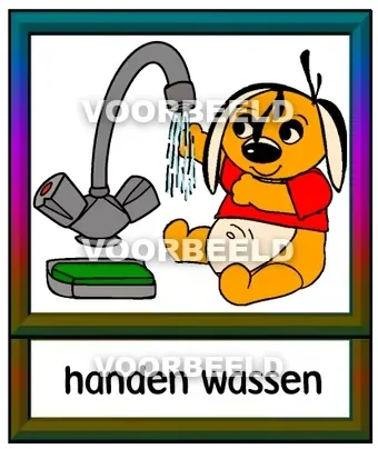 Handen wassen