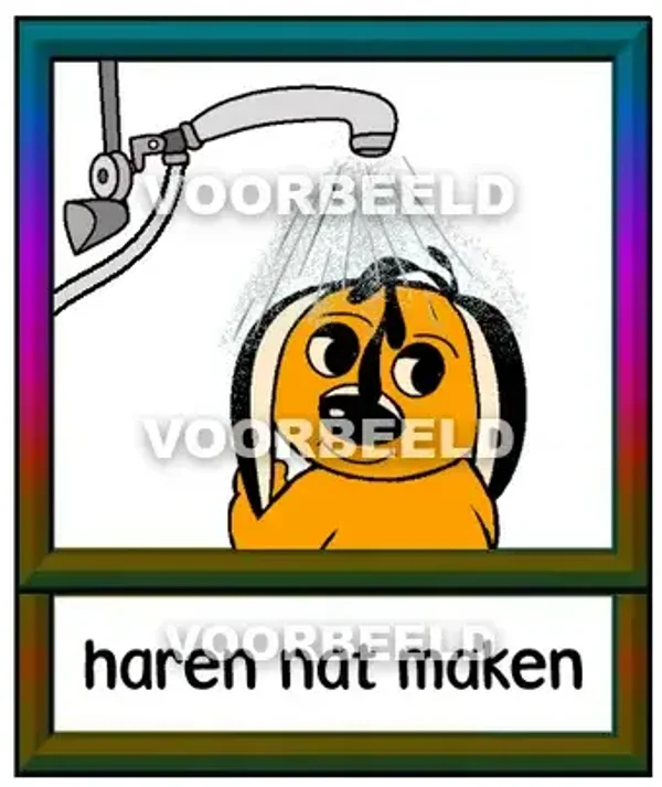 Haren nat maken 1