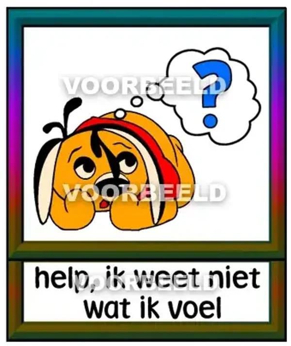 Help ik weet niet wat ik voel